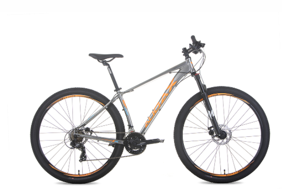 Audax Havok SX Mecânica Cinza e Laranja - Dárien Bike Shop