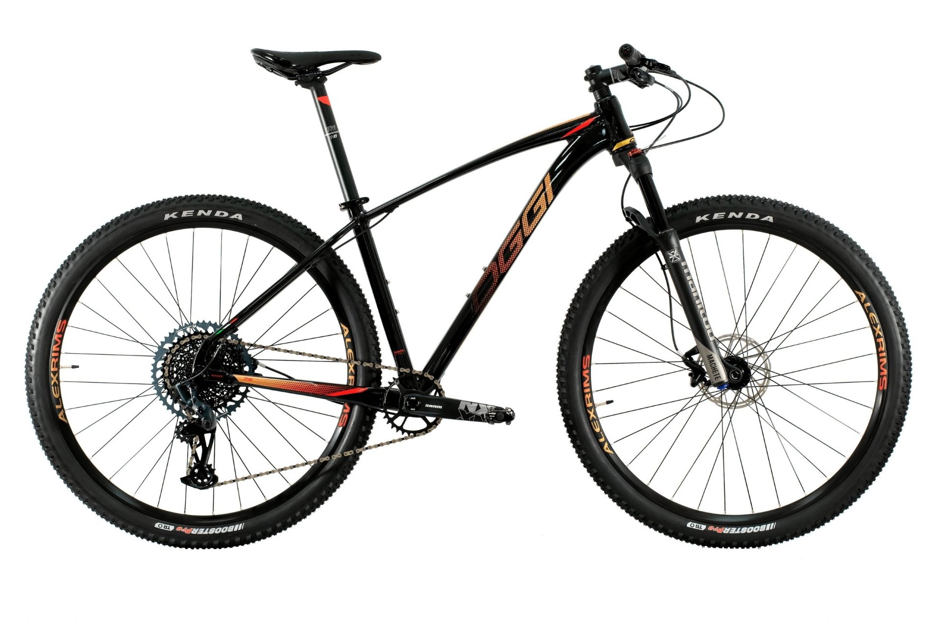 vetro felice35センチ　ジンジャー　レッド　ゴールド　ブラック Bicicleta Oggi Big Wheel 7.5 Preto, Vermelho e Dourado