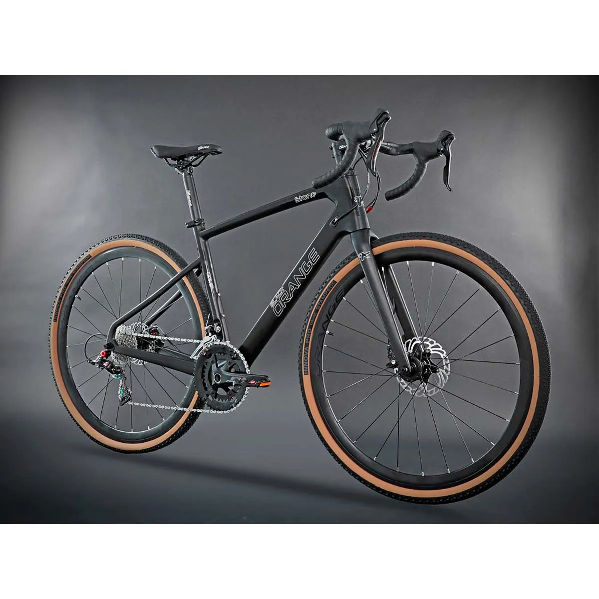 Black Orange Stone Comp Carbon Preto - Dárien Bike Shop