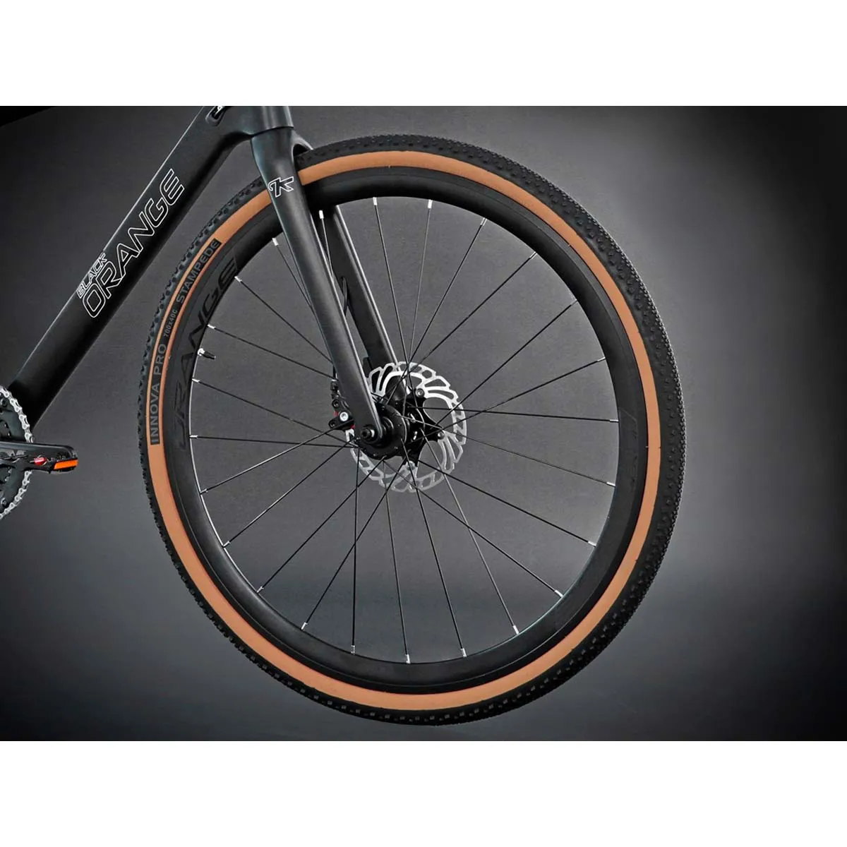 Black Orange Stone Comp Carbon Preto - Dárien Bike Shop