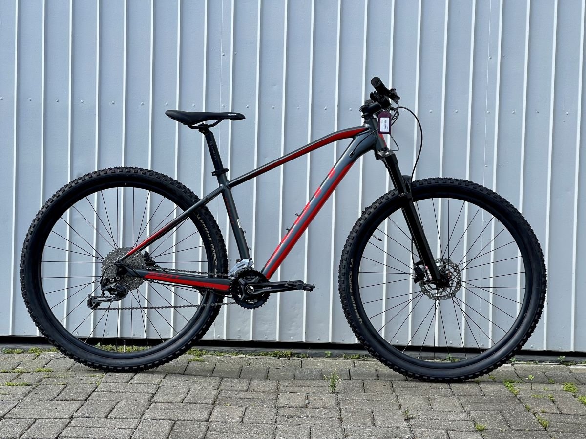 Scott Aspect 940 18V T.M Cinza e Vermelho - Dárien Bike Shop