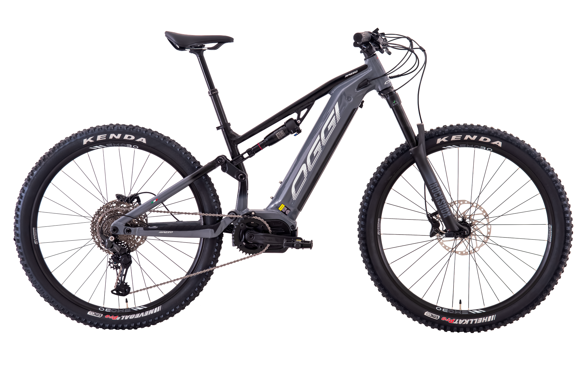 Bicicleta Eletrica Oggi Razzo T-110 Cues 11V Cinza/Preto